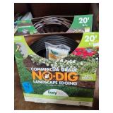 2 boxes landscape edging brown and black 20