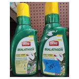 2 bottles Ortho Malathion insect spray