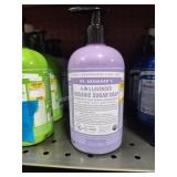4 bottles Dr Bronners lavender sugar soap