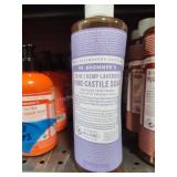 6 bottles Dr Bronners lavender soap
