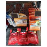 Group of bug repellent items and antiseptic