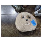 Stone cat garden figure