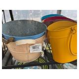Garden Decor Planters on Shelf