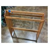 Wooden Quilt Rack