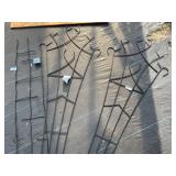 3 Metal Trellises