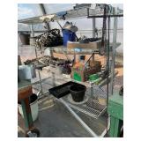 Rolling Rack & Contents (approx 6ï¿½x6ï¿½x2ï¿½)