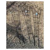 3 Metal Trellises
