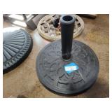 Composite umbrella base