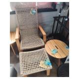 Outdoor Interiors teak 3 piece patio set