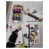 Assorted cat items