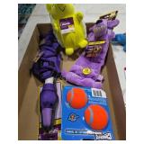 Assorted dog items