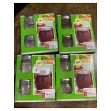 4 Canning Jars - Jam Jars