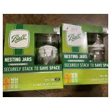 2 Canning Jars - Pint Nesting Jars