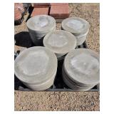 18" grey Round bricks