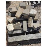 Assorted patio blocks
