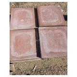 18x18" red Patio pavers