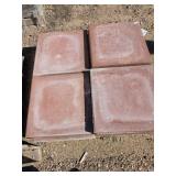 18 x18" red Patio pavers