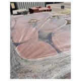 12" red Round bricks