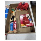 Assorted dog toys
