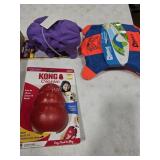 Assorted dog toys