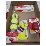 Assorted dog toys