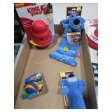 Assorted dog toys