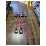 3 square nose shovel