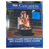Tabletop Fountain with Candleholders