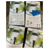 4 Solar LED Stake Lights