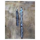 2 Assorted umbrellas