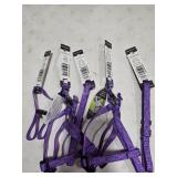 5 dog assorted harness and collars