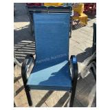 Sun-Ray outdoor chairs light blue, 3