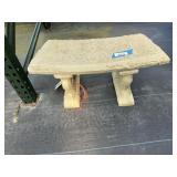 Concrete bench