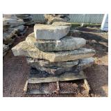 Pallet of decorative stone