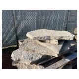 Pallet of decorative stone