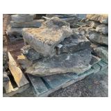 Pallet of decorative stone