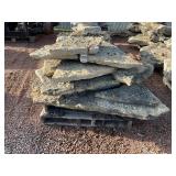 Pallet of decorative stone