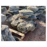 Pallet of decorative stone