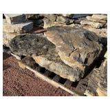 Pallet of decorative stone