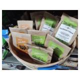 Basket of Sallye Anders soaps