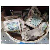 Basket of Sallye Anders soaps