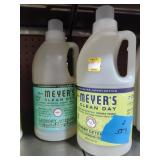 2 bottles laundry detergent