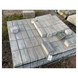 4x4 and 4x8" Grey patio pavers