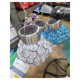 3 Solar lights