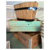 3 Decorative Wooden Planters