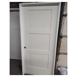 36" 3 Panel interior door RH swing