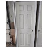 32" 6 panel interior door LH swing