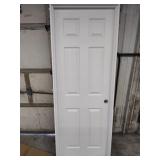 28" 6 panel interior door LH swing