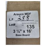 Arauco MDF 3-1/4"x16