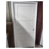 36" 3 Panel interior door LH swing
